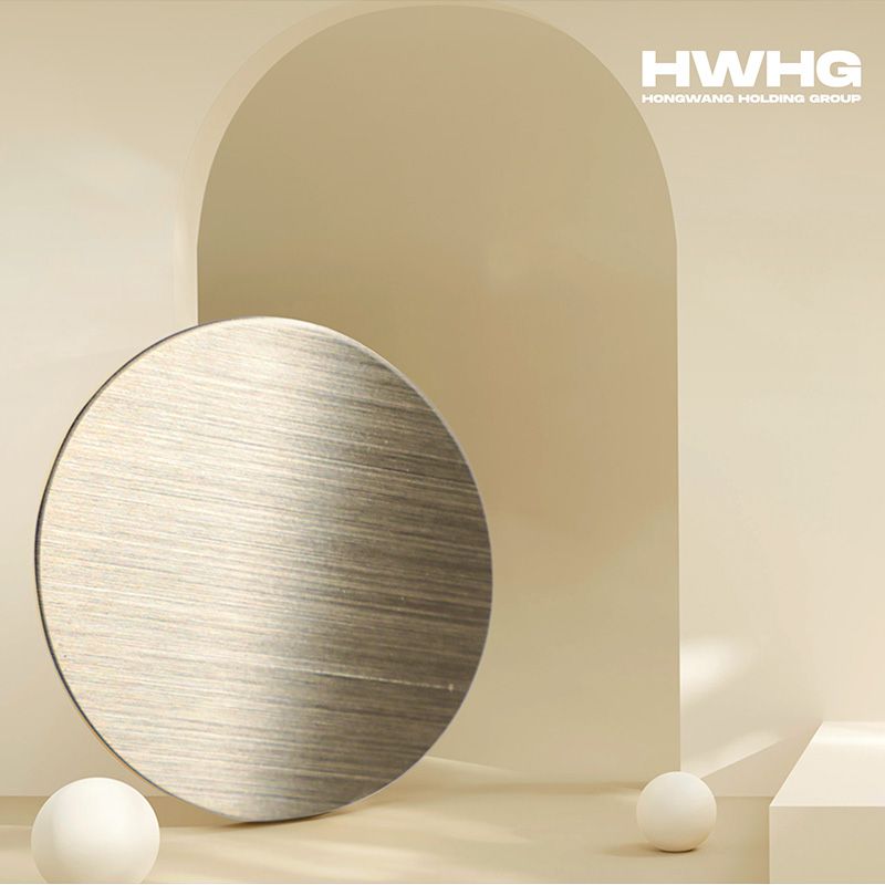 PVD Coated 430 HL Champagne Gold Stainless Steel Sheet